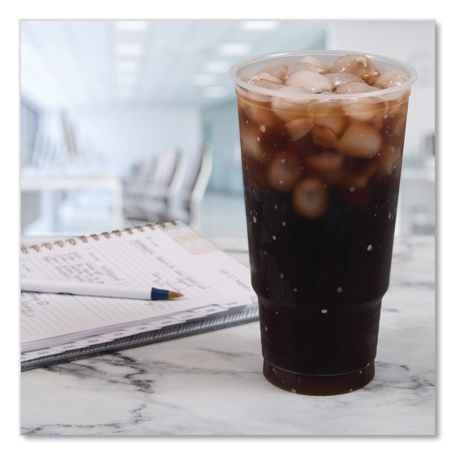 Conex ClearPro Plastic Cold Cups, Cold Cups, 32 oz, Clear, 25/Bag, 20 Bags/Carton