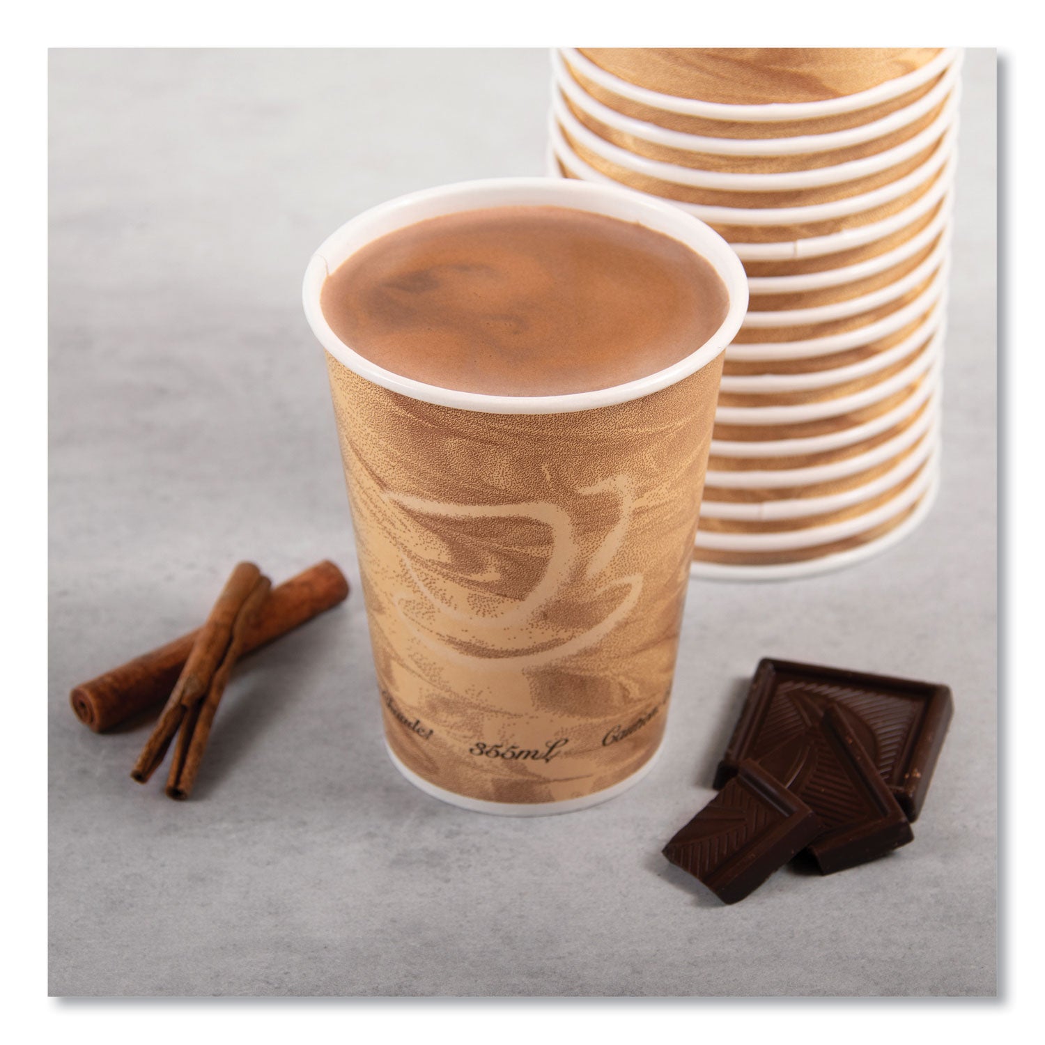 mistique-polycoated-hot-paper-cups-12-oz-printed-brown-50-sleeve-20-sleeves-carton_scc412msn - 4