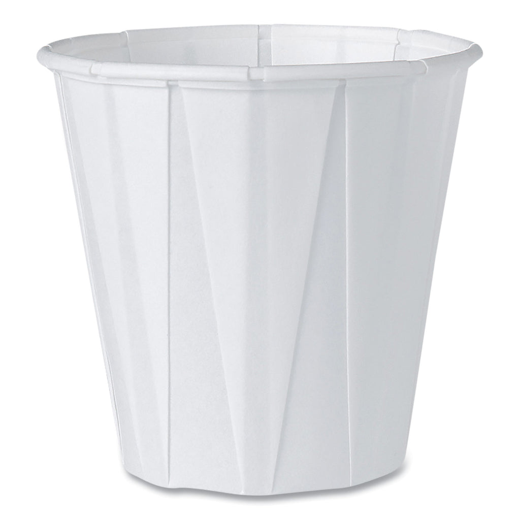 Paper Portion Cups, ProPlanet Seal, 3.5 oz, White, 100/Bag, 50 Bags/Carton