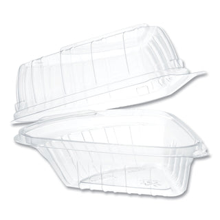 showtime-clear-hinged-containers-pie-wedge-667-oz-61-x-56-x-3-clear-plastic-125-pack-2-packs-carton_dccc54ht1 - 1