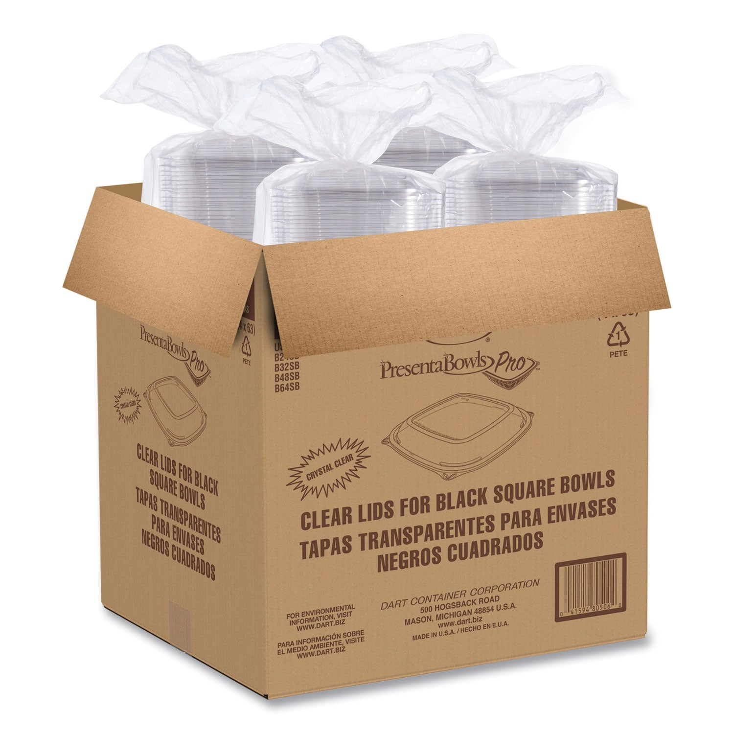 presentabowls-pro-clear-square-lids-for-24-32-oz-bowls-85-x-85-x-05-clear-plastic-63-bag-4-bags-carton_dccc2464bdl - 5