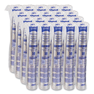 Ultra Clear PETE Cold Cups, 20 oz, Clear, 50/Sleeve, 20 Sleeves/Carton