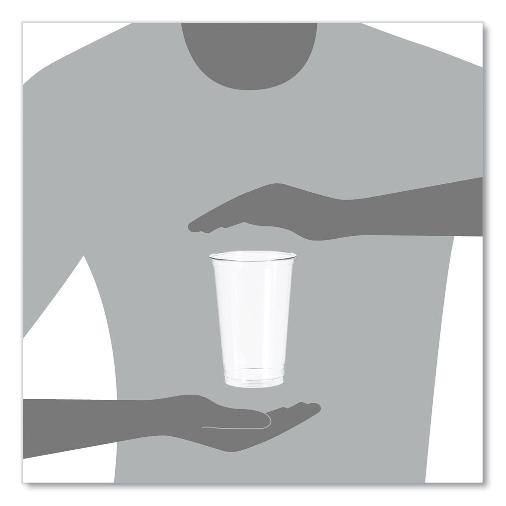 Ultra Clear PETE Cold Cups, 20 oz, Clear, 50/Sleeve, 20 Sleeves/Carton