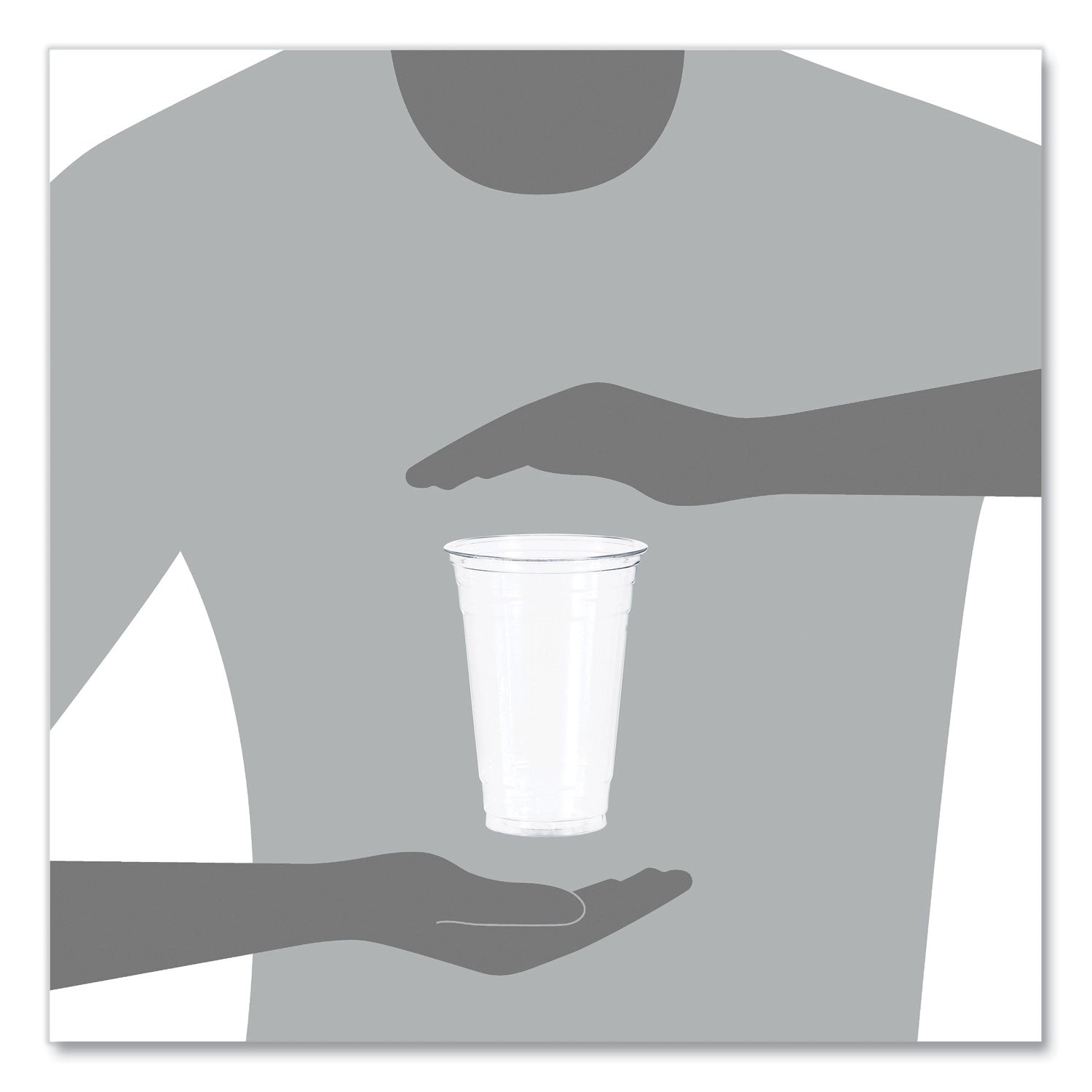 Ultra Clear Cups, 20 oz, PET, 50/Bag, 12 Bags/Carton