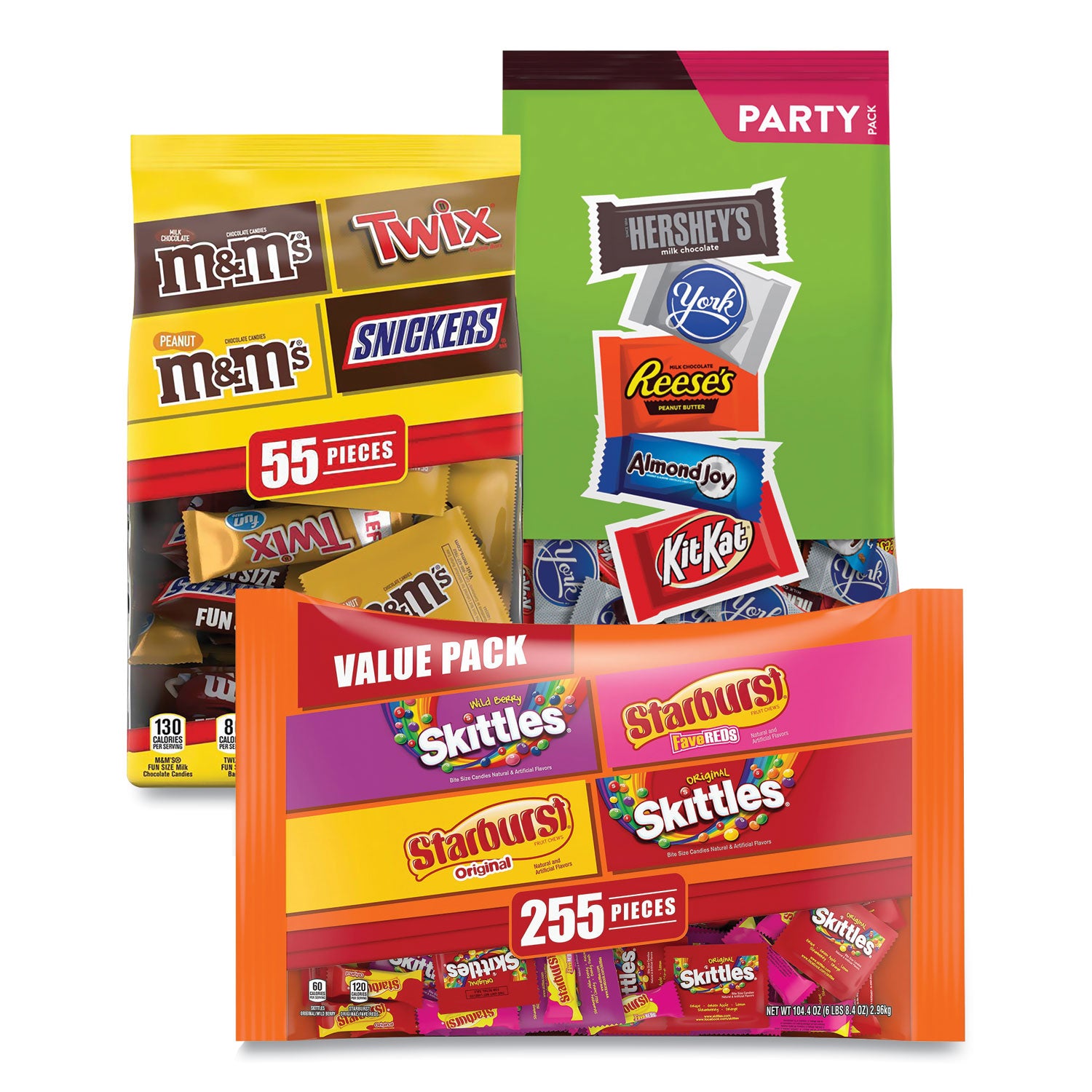 mars-hersheys-and-wrigleys-fun-size-chocolate-variety-16881-oz-bag-3-carton-ships-in-1-3-business-days_grr60000726 - 1