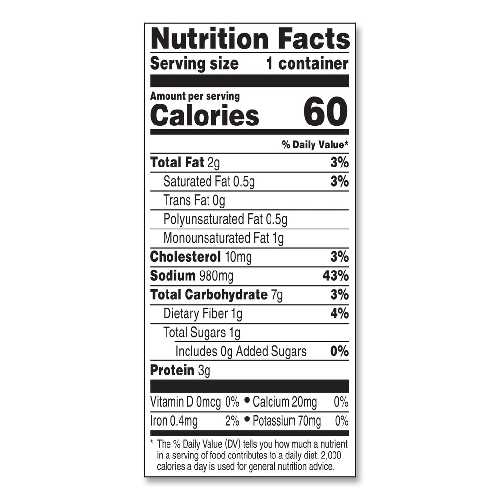 Soup On The Go Chicken with Mini Noodles, 10.75 oz Cup, 8/Carton, Ships in 1-3 Business Days