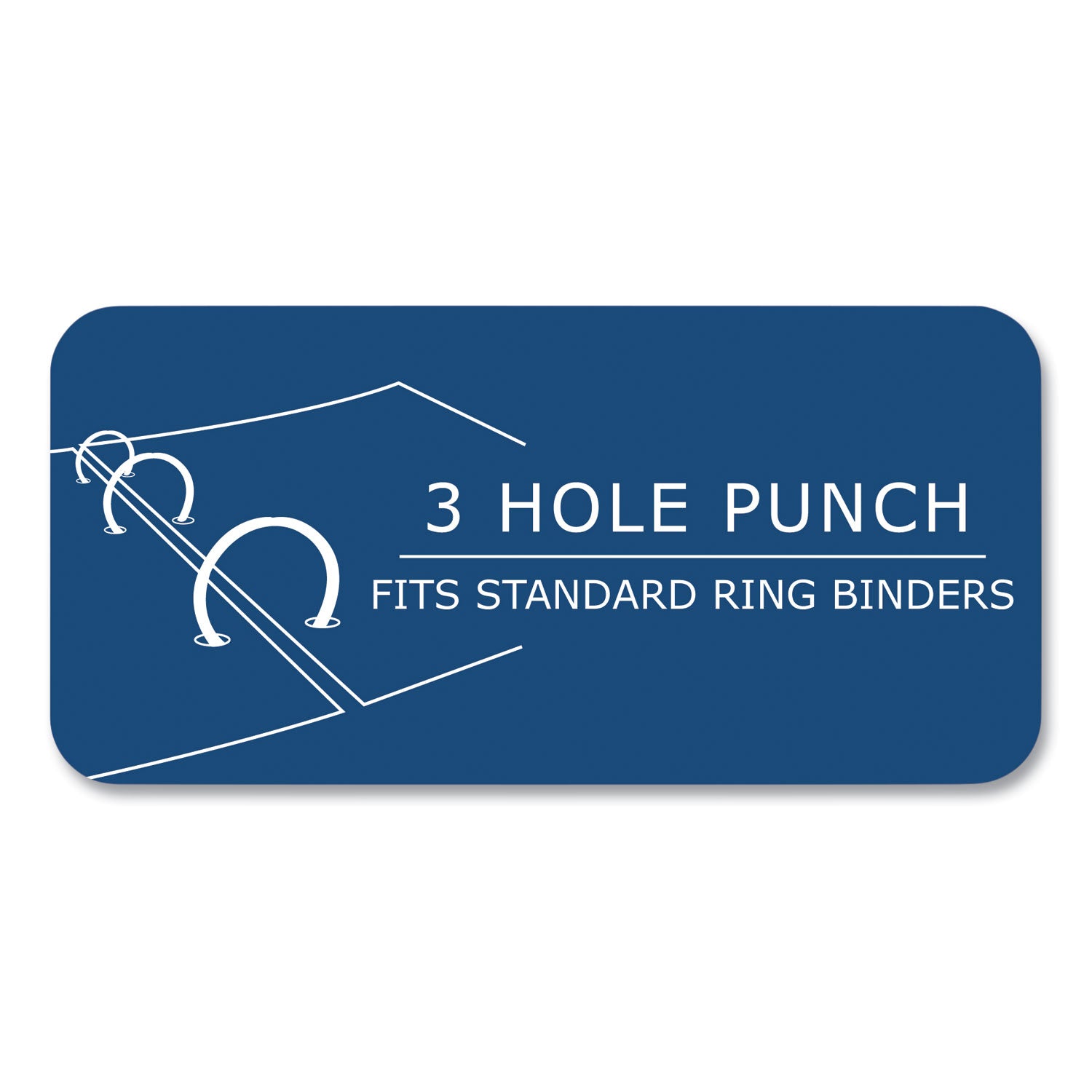 Loose Leaf Paper, 8.5 x 11, 3-Hole Punched, College Rule, White, 100 Sheets/Pack, 48 Packs/Carton, Ships in 4-6 Business Days