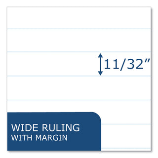 Poly Flex Composition Notebook, Wide/Legal Rule, Random Asst Cover, (70) 9.75 x 7.5 Sheet, 24/CT, Ships in 4-6 Business Days