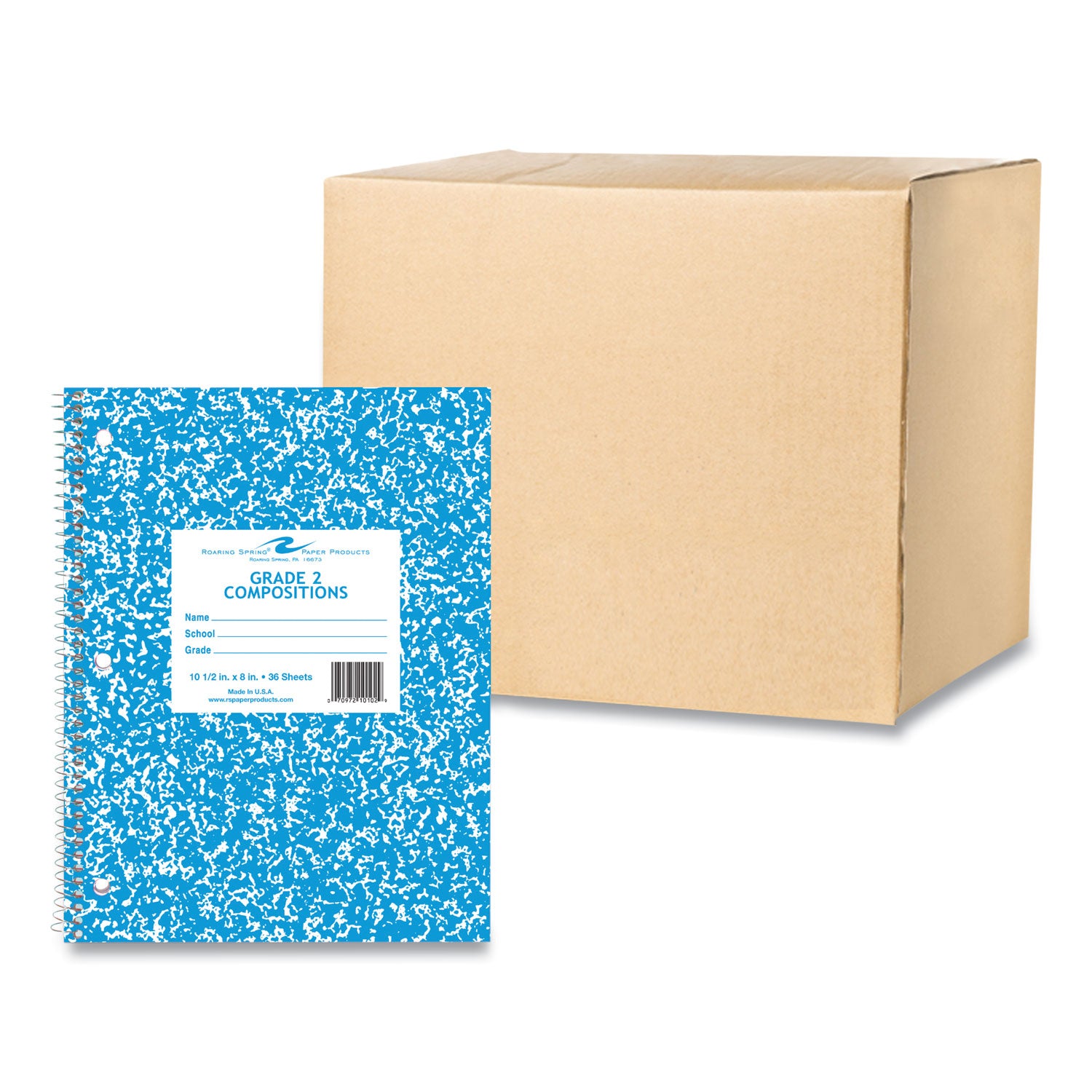 wirebound-notebook-grade-2-manuscript-format-blue-marble-cover-36-105-x-8-sheets-48-ct-ships-in-4-6-business-days_roa10102cs - 1