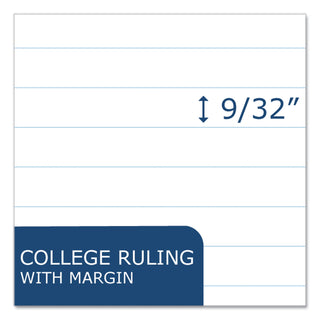 Loose Leaf Paper, 8 x 10.5, 3-Hole Punched, College Rule, White, 150 Sheets/Pack, 24 Packs/Carton, Ships in 4-6 Business Days