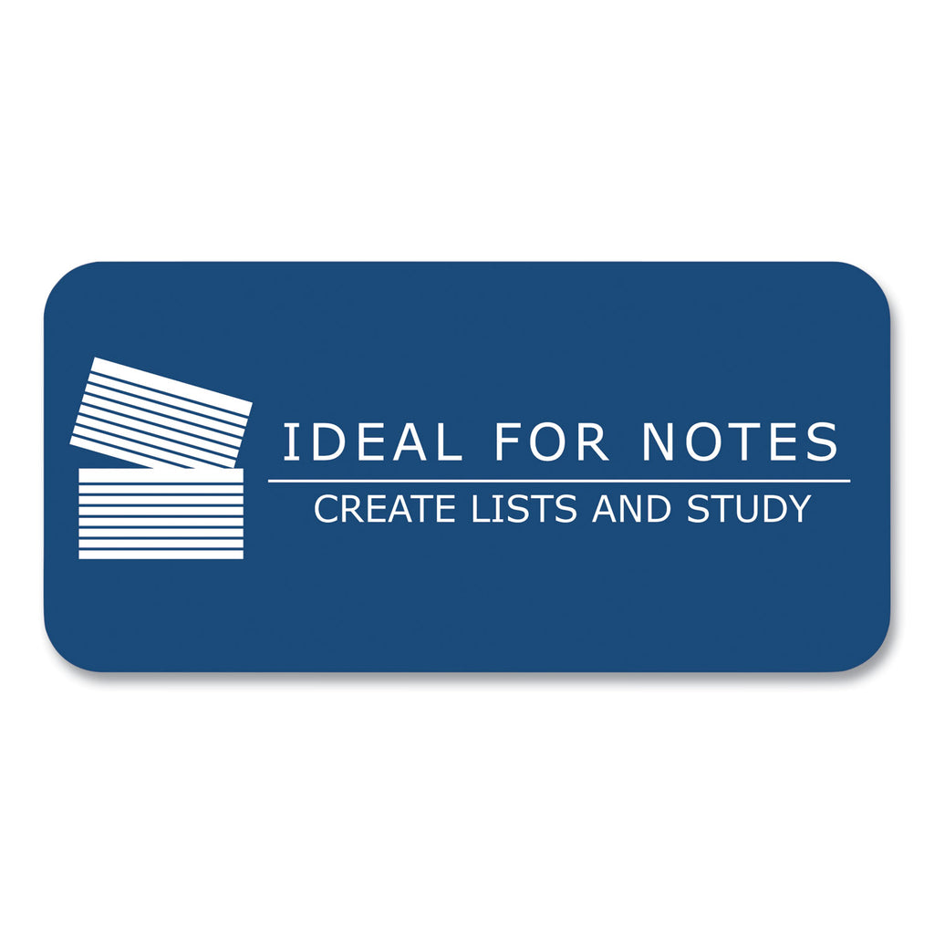 Environotes Wirebound Recycled Index Cards, Narrow Rule, 3 x 5, White, 50 Cards, 24/Carton, Ships in 4-6 Business Days