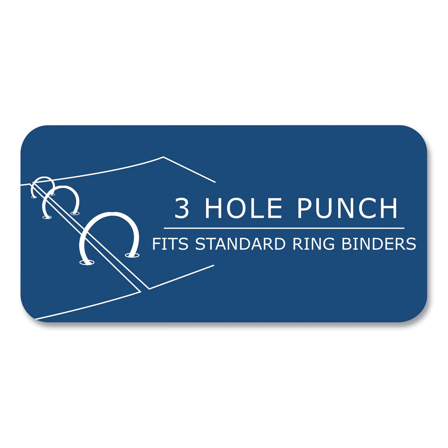 Loose Leaf Paper, 8 x 10.5, 3-Hole Punched, College Rule, White, 150 Sheets/Pack, 24 Packs/Carton, Ships in 4-6 Business Days