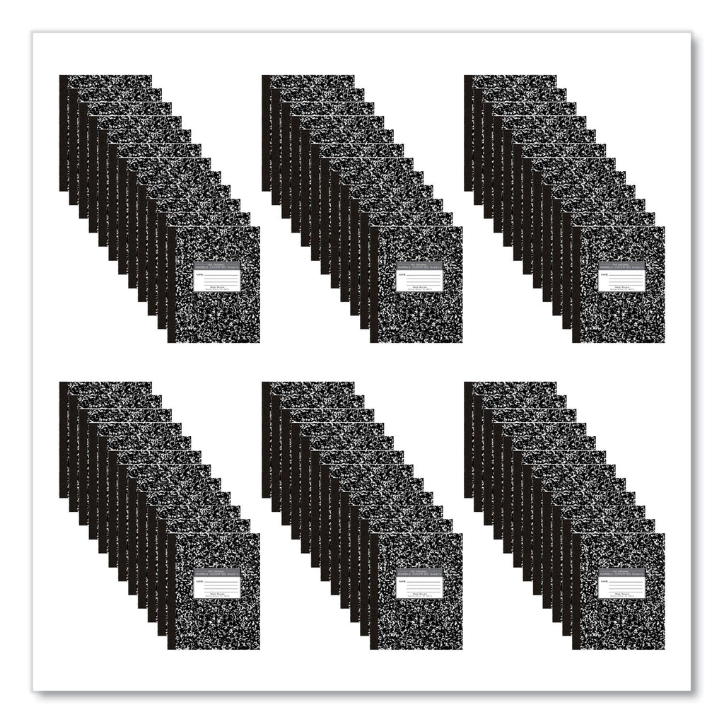 flexible-cover-composition-notebook-wide-legal-rule-black-marble-cover-60-10-x-8-sheet-72-ct-ships-in-4-6-bus-days_roa77505cs - 1