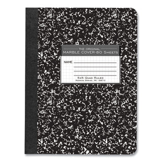 hardcover-composition-book-quadrille-5-sq-in-rule-black-marble-cover-80-975-x-75-sheet-48-ct-ships-in-4-6-bus-days_roa77227cs - 1