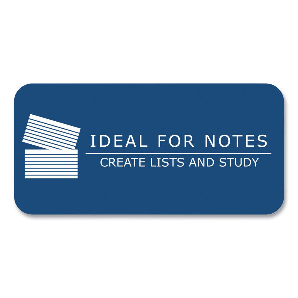 White Index Cards, Narrow Ruled, 3 x 5, White, 100 Cards/Pack, 36/Carton, Ships in 4-6 Business Days