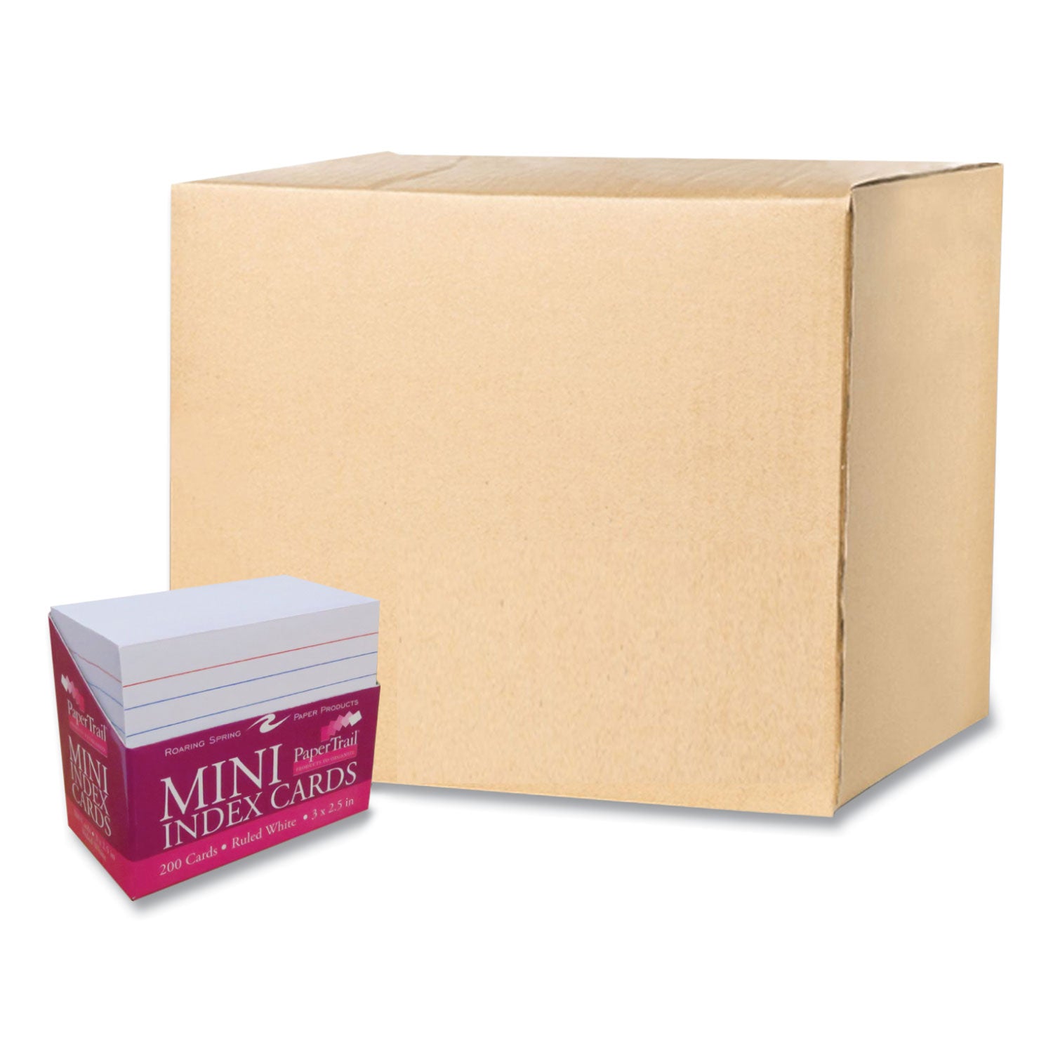 trayed-index-cards-narrow-ruled-3-x-25-200-tray-36-carton-ships-in-4-6-business-days_roa28041cs - 1