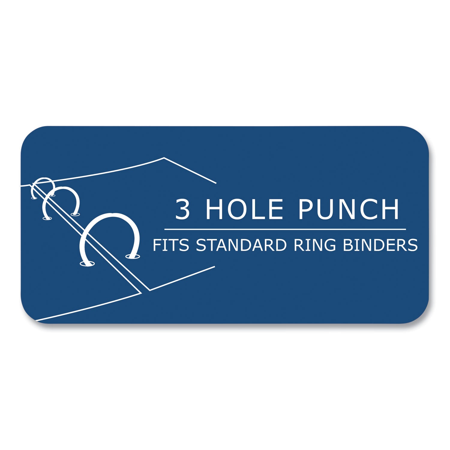 Loose Leaf Paper, 8.5 x 11, 3-Hole Punched, College Rule, White, 500 Sheets/Pack, 5 Packs/Carton, Ships in 4-6 Business Days