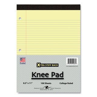 Stiff-Back Pad, Medium/College Rule, 100 Canary 8.5 x 11 Sheets, 36/Carton, Ships in 4-6 Business Days