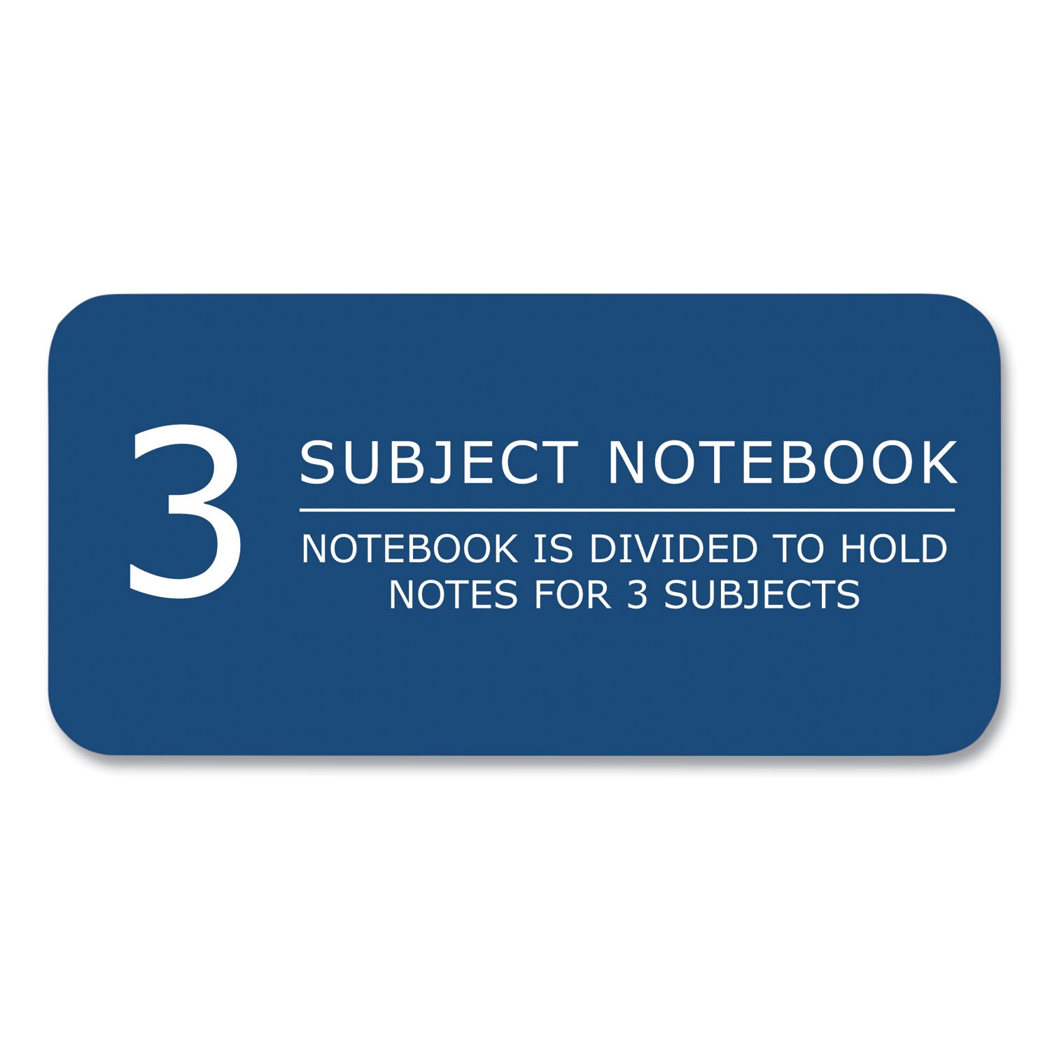 Subject Wirebound Promo Notebook, 3-Subject, Wide/Legal Rule, Asst Cover, (120) 10.5x8 Sheets, 24/CT, Ships in 4-6 Bus Days