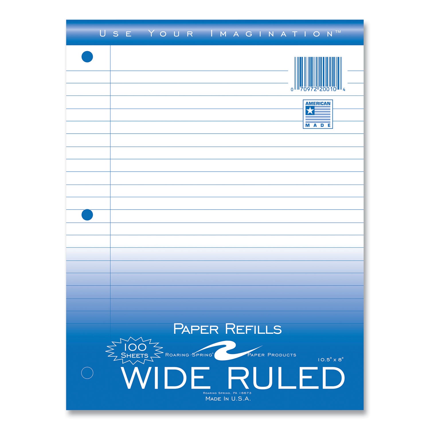 loose-leaf-paper-8-x-105-3-hole-punched-wide-rule-white-100-sheets-pack-48-packs-carton-ships-in-4-6-business-days_roa20010cs - 2