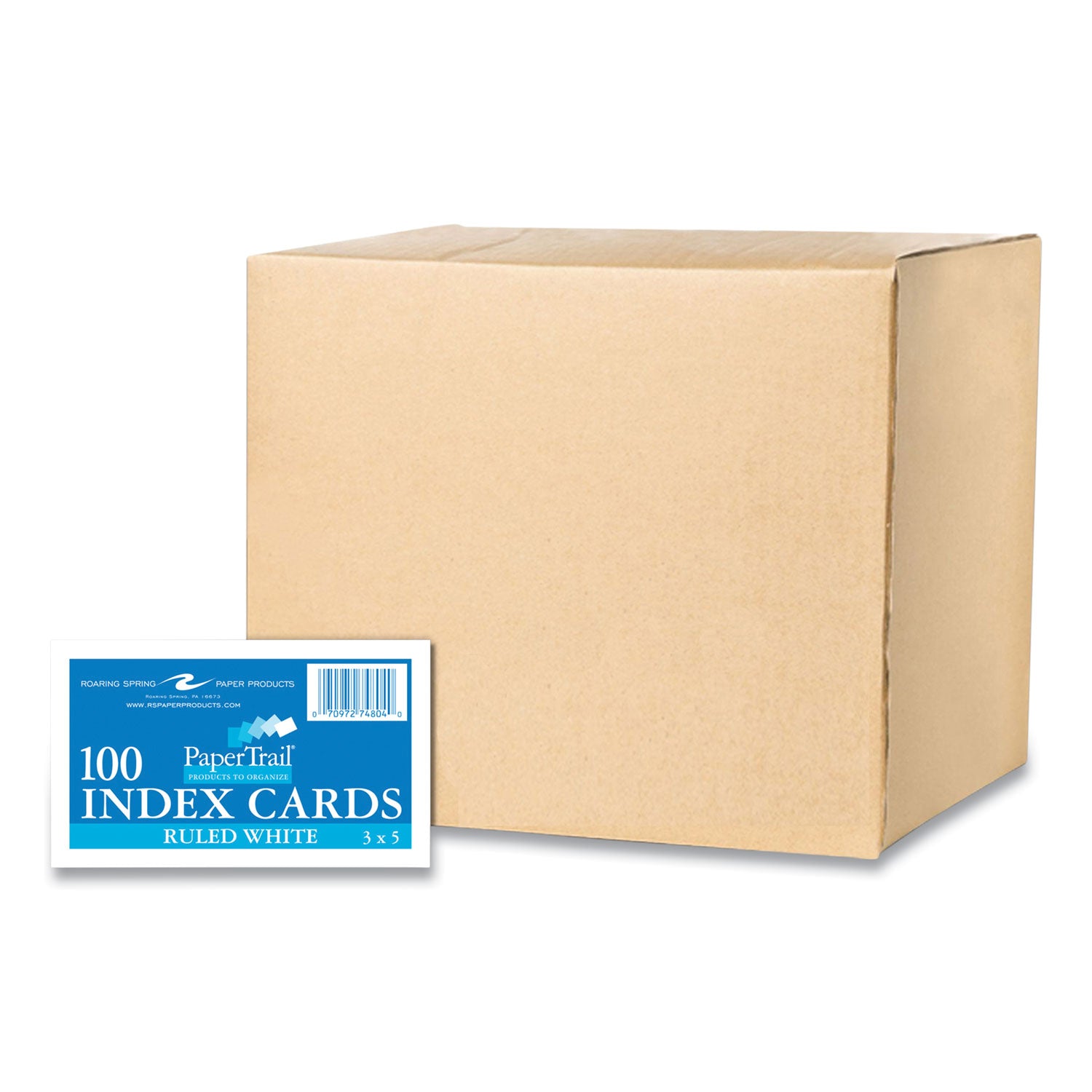 white-index-cards-narrow-ruled-3-x-5-white-100-cards-pack-36-carton-ships-in-4-6-business-days_roa74804cs - 1