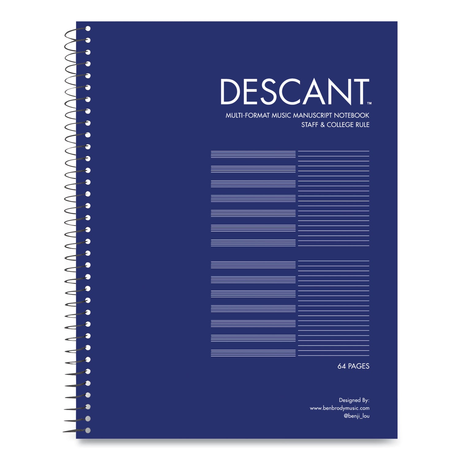 music-notebook-medium-college-rule-transcription-format-blue-cover-32-85-x-11-sheets-24-ct-ships-in-4-6-bus-days_roa11032cs - 3