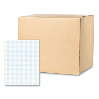 Gummed Pad, 5 sq/in Quadrille Rule, 50 White 8.5 x 11 Sheets, 72/Carton, Ships in 4-6 Business Days