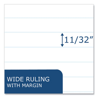 Examination Blue Book, Wide/Legal Rule, Blue Cover, (12) 11 x 8.5 Sheets, 300/Carton, Ships in 4-6 Business Days