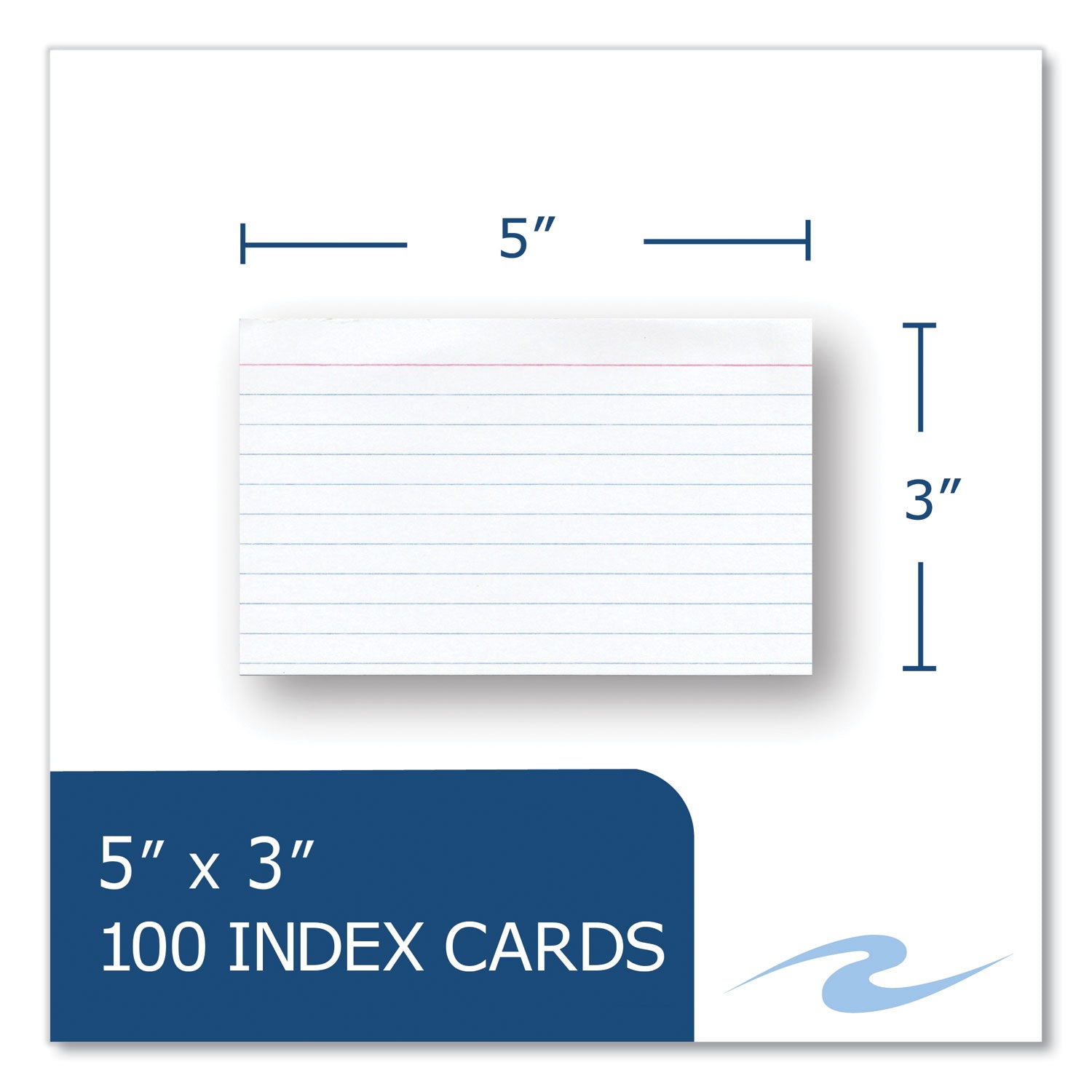 white-index-cards-narrow-ruled-3-x-5-white-100-cards-pack-36-carton-ships-in-4-6-business-days_roa74804cs - 5