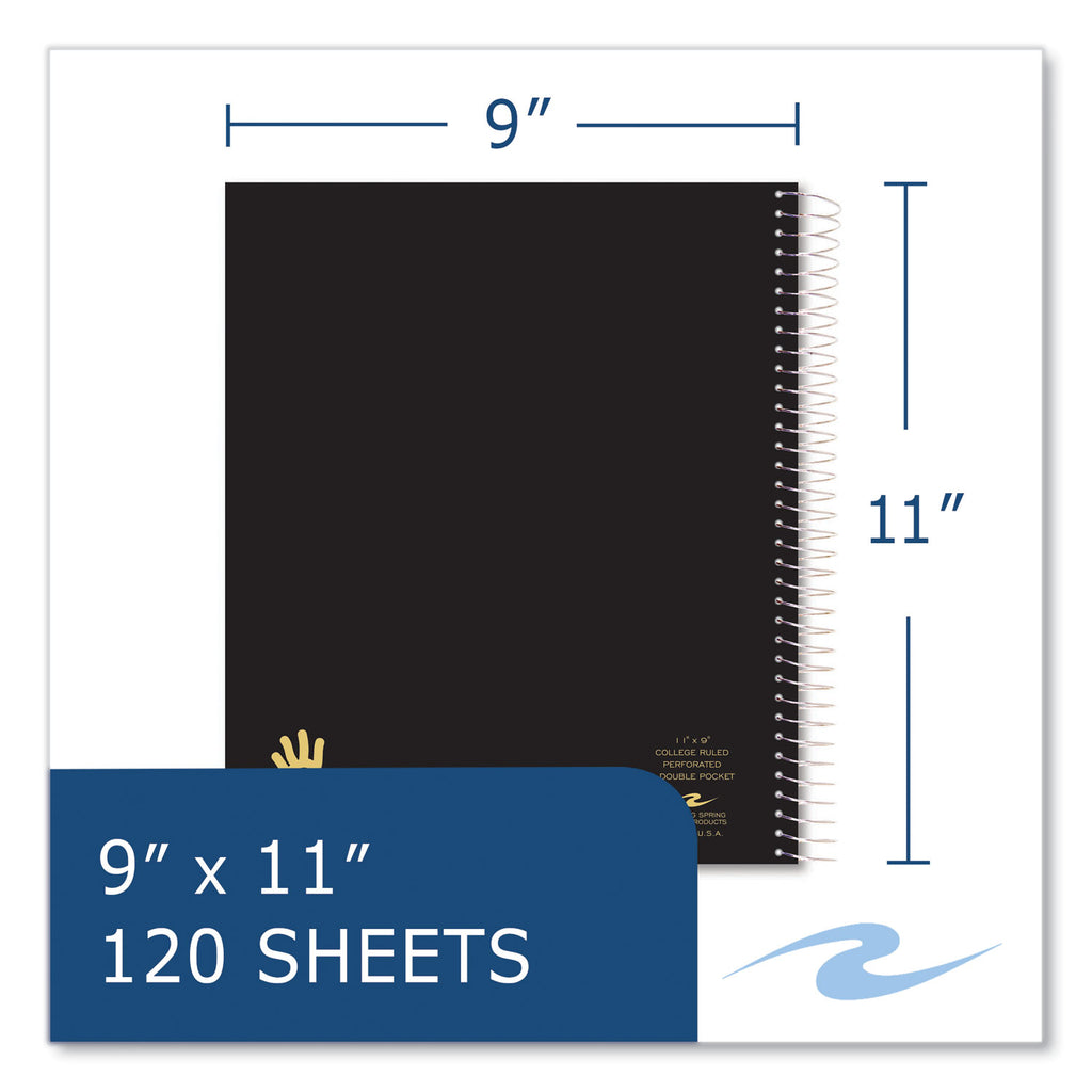 Lefty Notebook, 3-Subject, Medium/College Rule, Asst Cover Color, (120) 11 x 9 Sheet, 24/CT, Ships in 4-6 Business Days