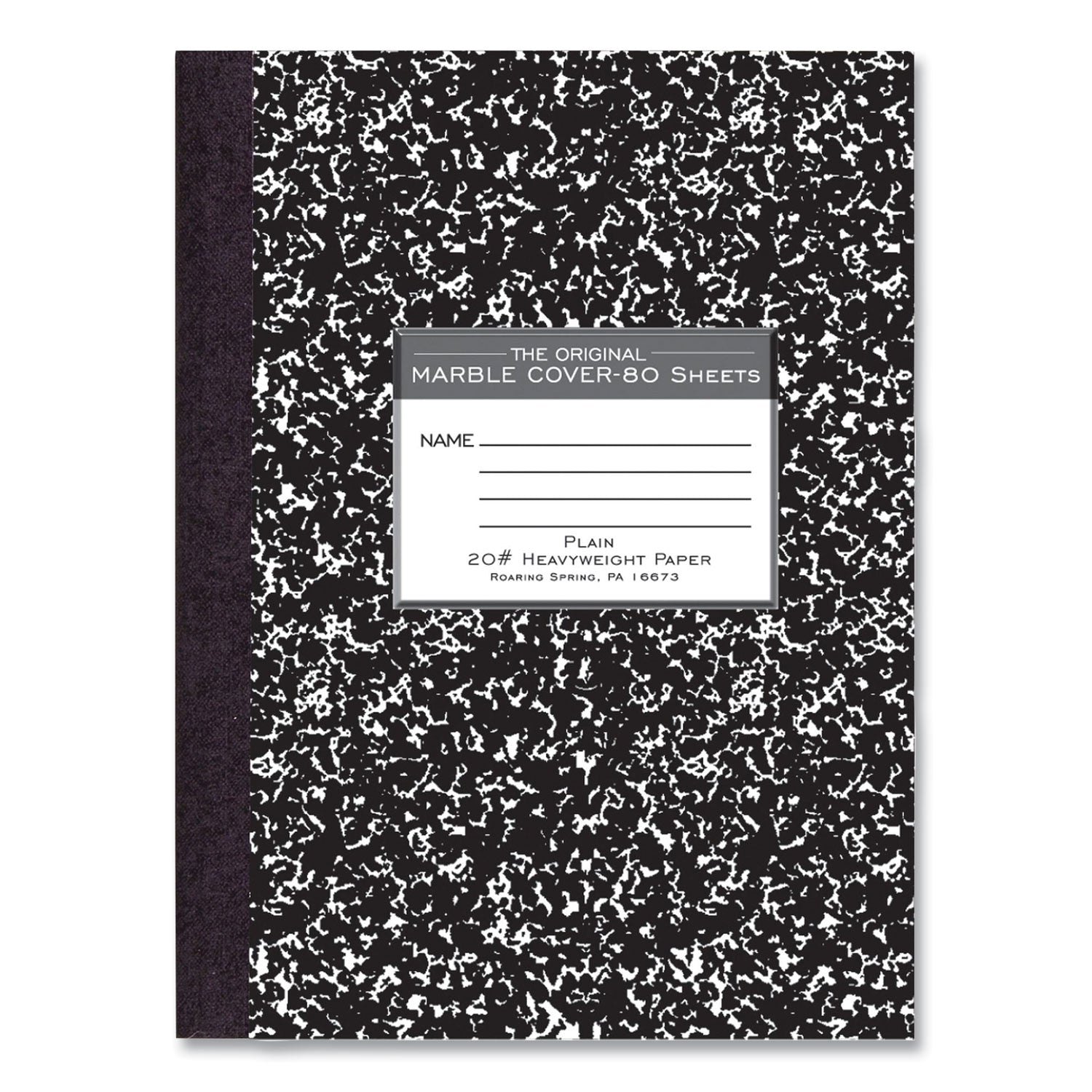 hardcover-marble-composition-book-unruled-black-marble-cover-80-1025-x-788-sheets-24-ct-ships-in-4-6-business-days_roa77479cs - 2