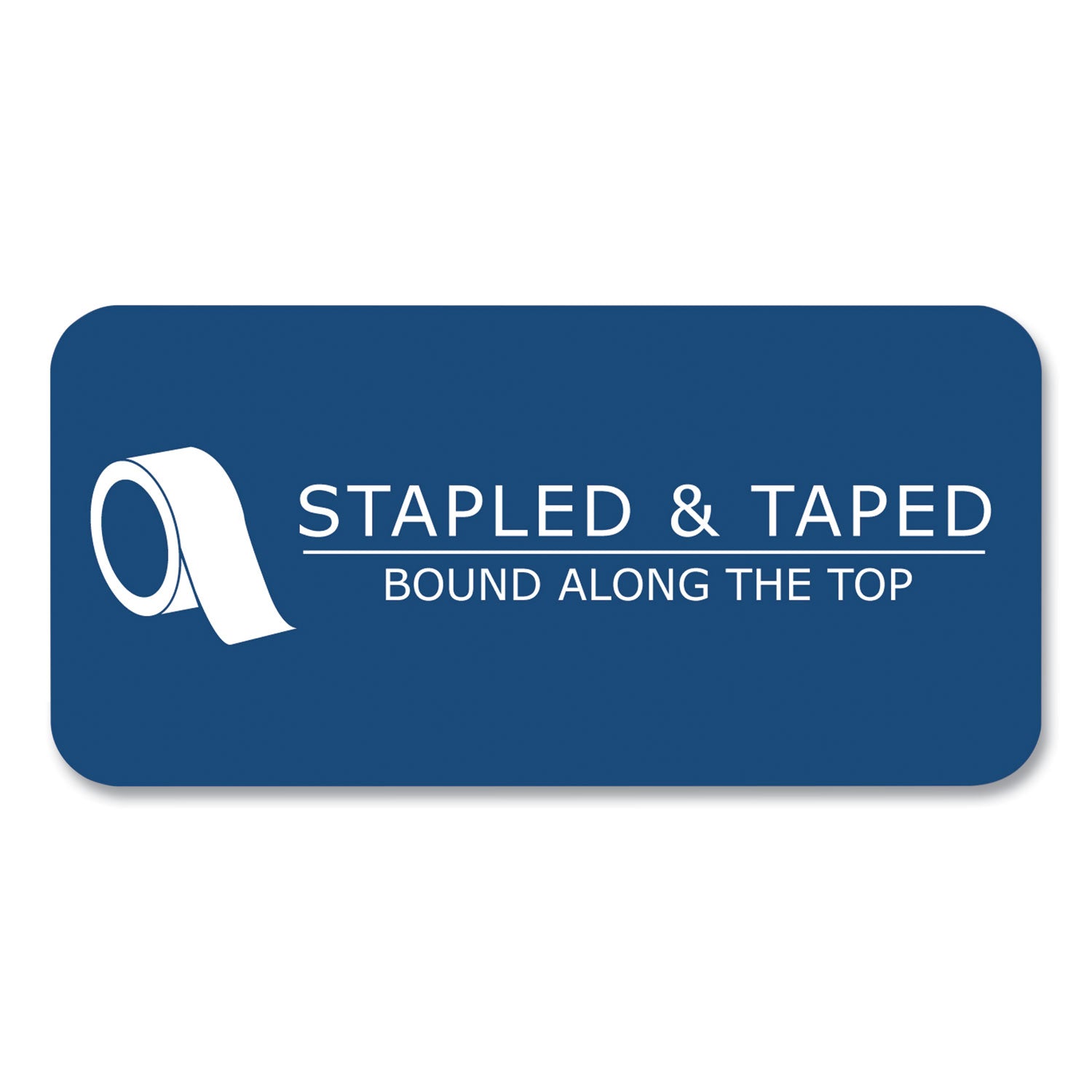Stiff-Back Pad, Medium/College Rule, 100 Canary 8.5 x 11 Sheets, 36/Carton, Ships in 4-6 Business Days