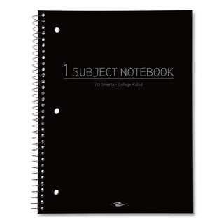 Subject Wirebound Promo Notebook, 1-Subject, Med/College Rule, Asst Cover, (70) 10.5x8 Sheets, 24/CT, Ships in 4-6 Bus Days