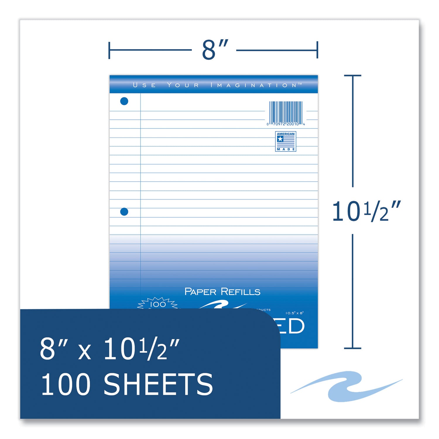 loose-leaf-paper-8-x-105-3-hole-punched-wide-rule-white-100-sheets-pack-48-packs-carton-ships-in-4-6-business-days_roa20010cs - 5