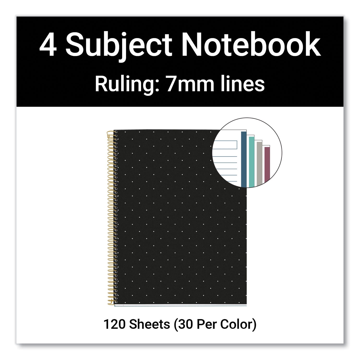 mr-m-fashion-notebook-4-subject-med-college-rule-black-dots-cover-120-11-x-85-sheets-5-ct-ships-in-4-6-business-days_roa48293cs - 4