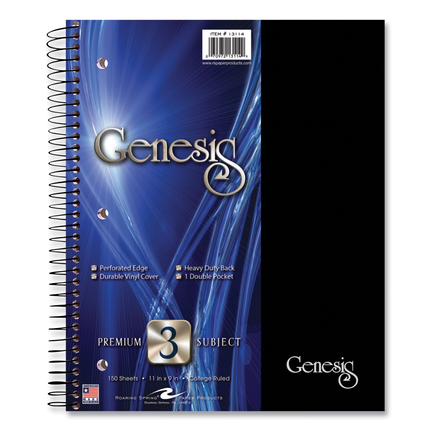 genesis-notebook-3-subject-medium-college-rule-randomly-asst-cover-color-150-11x9-sheets-12-ct-ships-in-4-6-bus-days_roa13114cs - 2