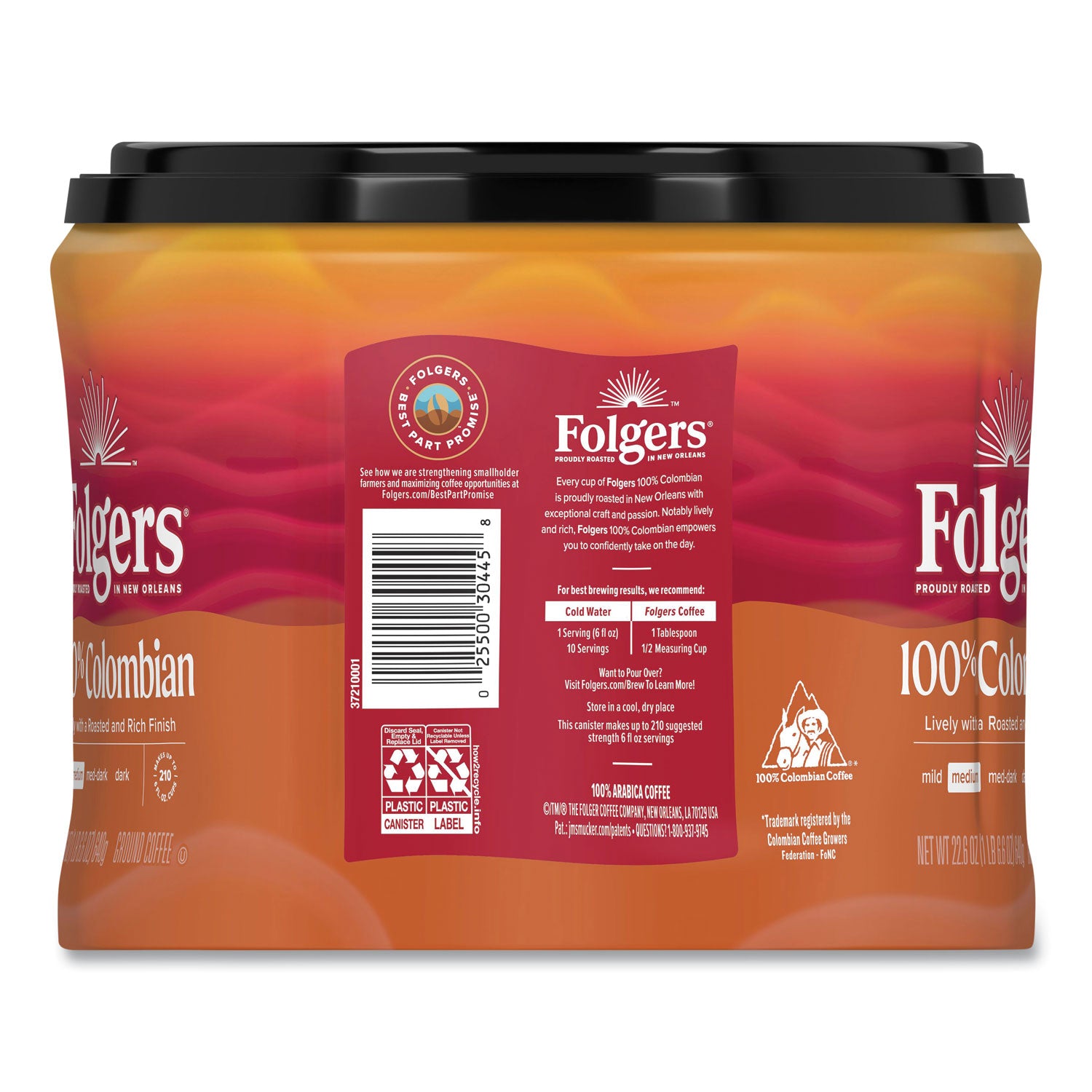 100%-columbian-coffee-226-oz-canister-6-carton_fol30445ct - 4