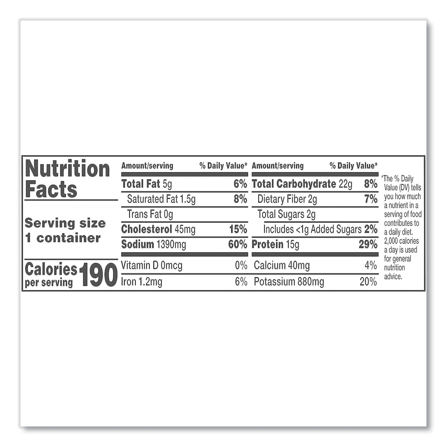 Chunky Classic Chicken Noodle Bowl,15.25 oz Bowl, 8/Carton, Ships in 1-3 Business Days