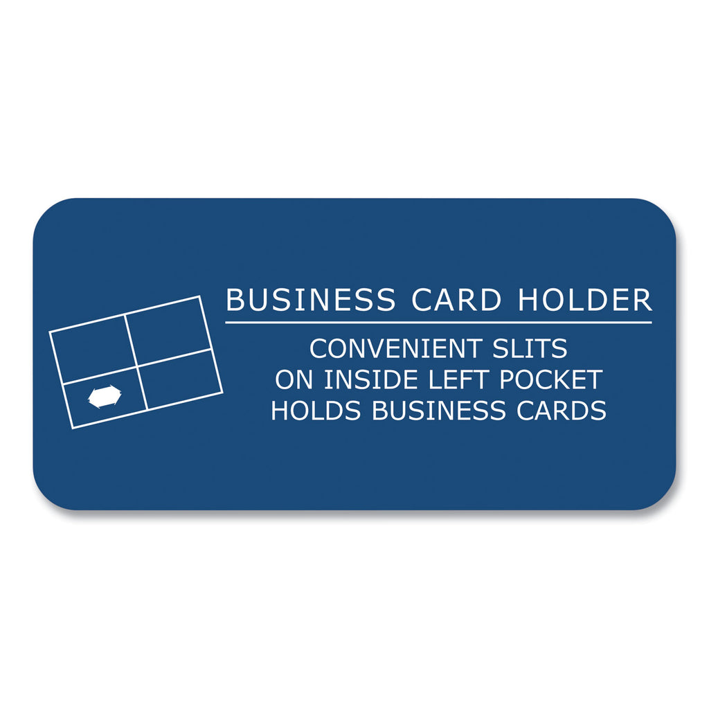 Pocket Folder with 3 Fasteners, 0.5" Capacity, 11 x 8.5, Black, 25/Box, 10 Boxes/Carton, Ships in 4-6 Business Days