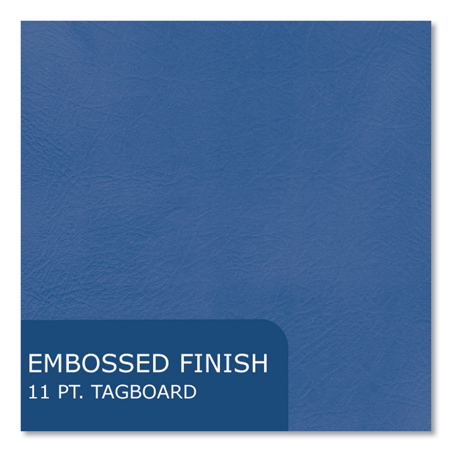 Pocket Folder, 0.5" Capacity, 11 x 8.5, Dark Blue, 25/Box, 10 Boxes/Carton, Ships in 4-6 Business Days