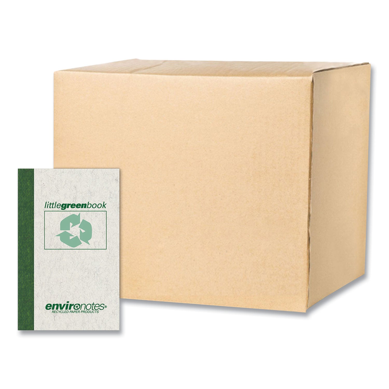 Little Green Memo Book, Narrow Rule, Gray Cover, (60) 5 x 3 Sheets, 48/Carton, Ships in 4-6 Business Days