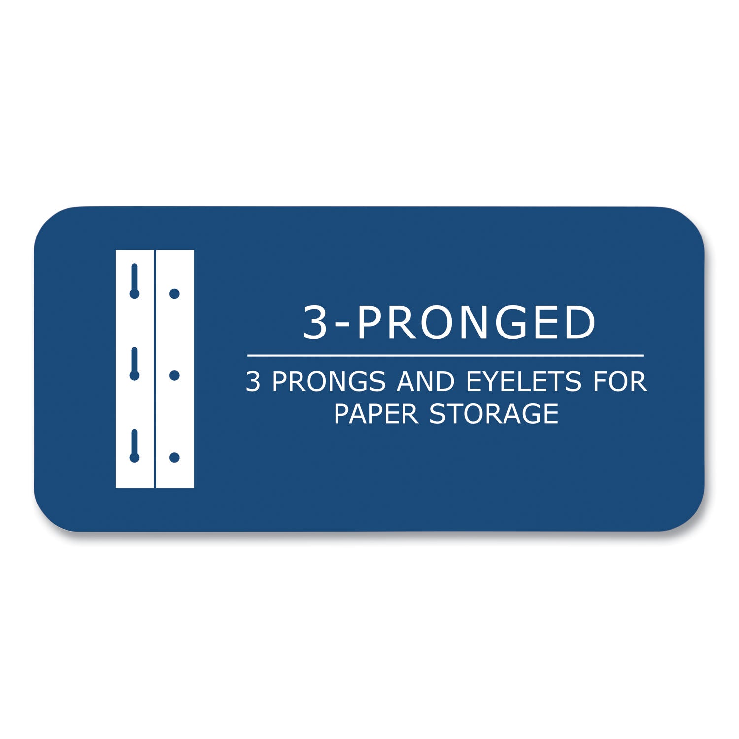 Pocket Folder with 3 Fasteners, 0.5" Capacity, 11 x 8.5, Black, 25/Box, 10 Boxes/Carton, Ships in 4-6 Business Days