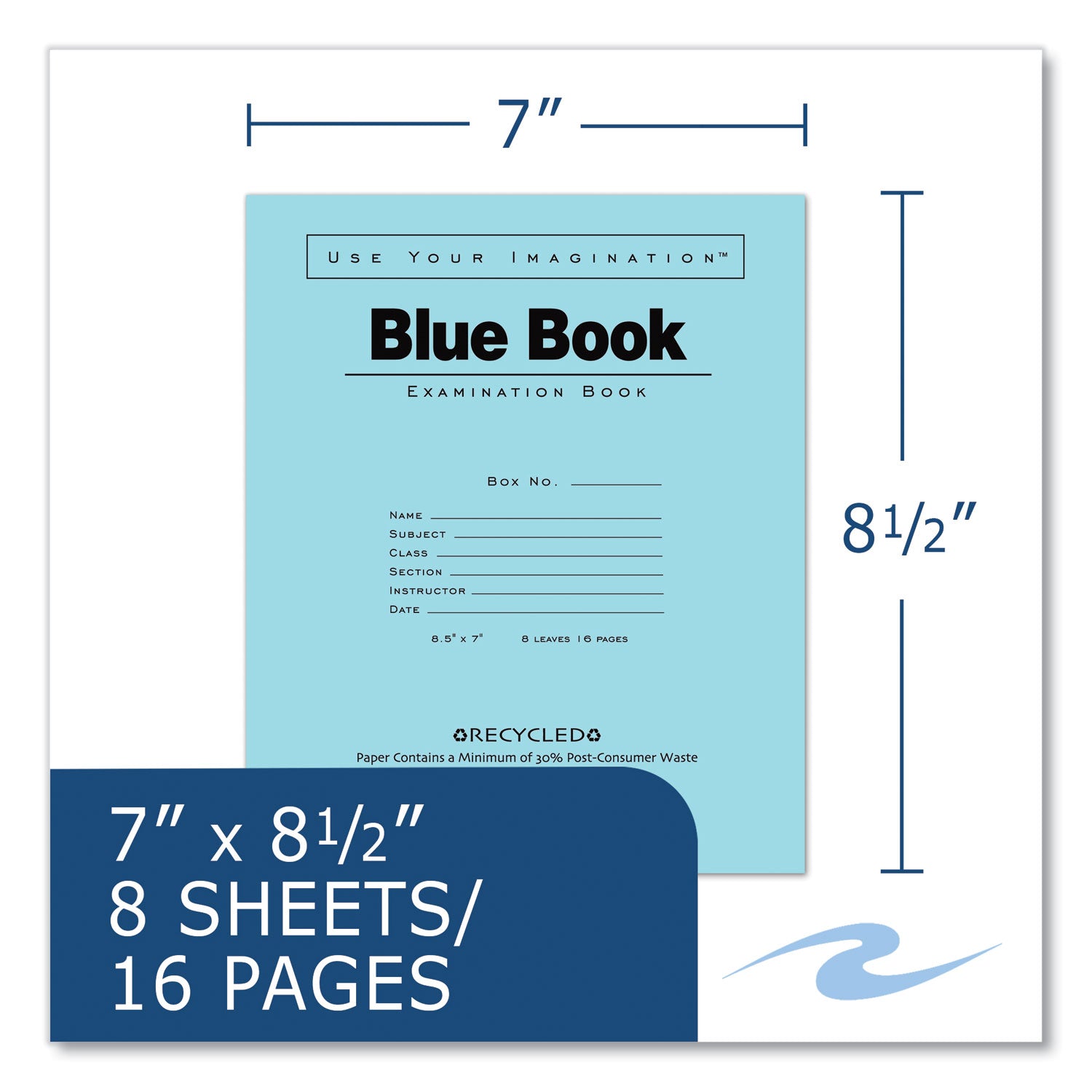 recycled-exam-book-wide-legal-rule-blue-cover-8-85-x-7-sheets-600-carton-ships-in-4-6-business-days_roa77608cs - 3