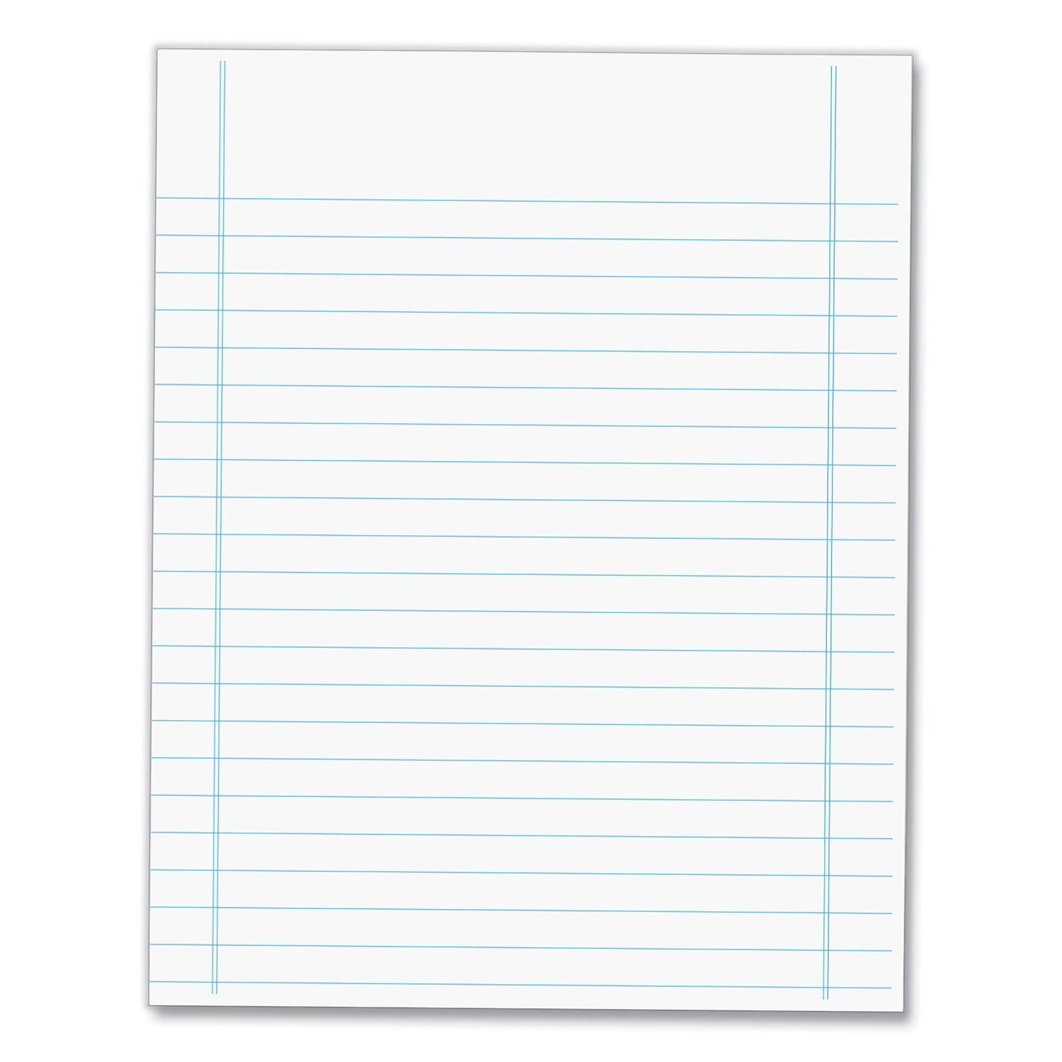 New York Exam Paper, 8 x 10, Wide/Legal Rule, 250 Sheets/Pack, 10 Packs/Carton, Ships in 4-6 Business Days