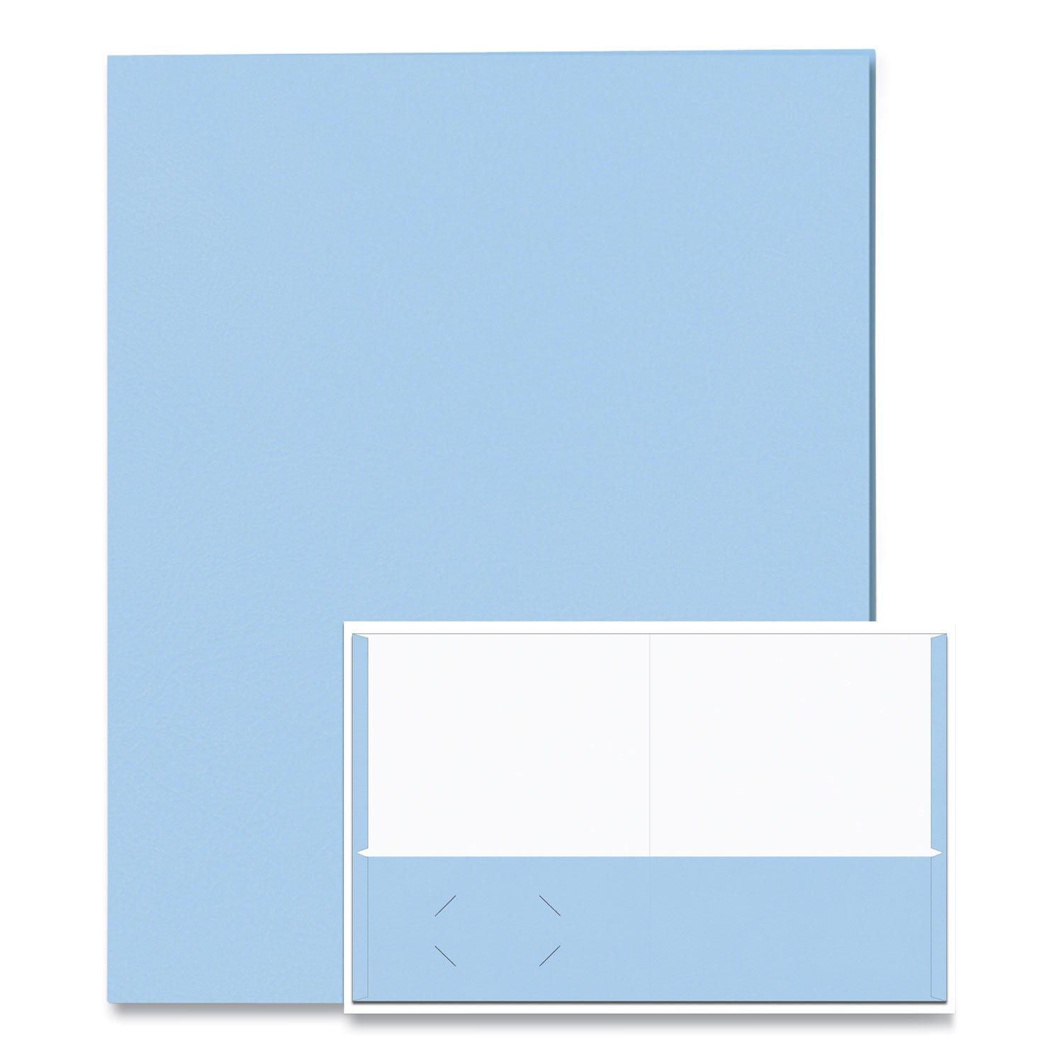 pocket-folder-05-capacity-11-x-85-light-blue-25-box-10-boxes-carton-ships-in-4-6-business-days_roa50124cs - 2