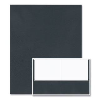 Pocket Folder, 0.5" Capacity, 11 x 8.5, Black, 25/Box, 10 Boxes/Carton, Ships in 4-6 Business Days