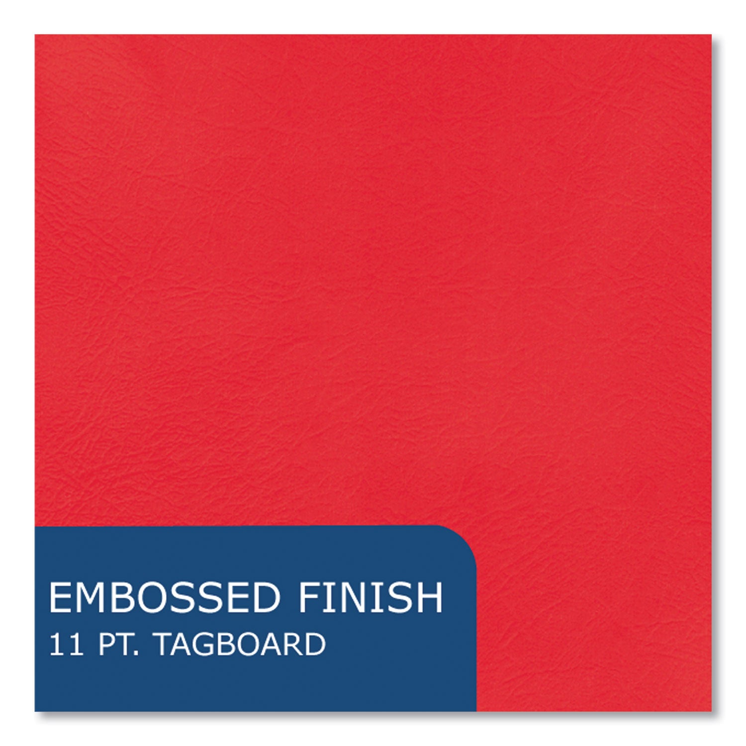 Pocket Folder with 3 Fasteners, 0.5" Capacity, 11 x 8.5, Red, 25/Box, 10 Boxes/Carton, Ships in 4-6 Business Days
