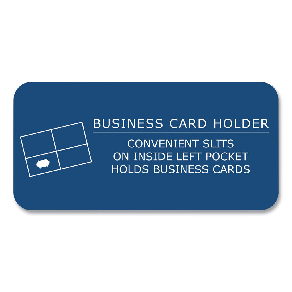 Pocket Folder, 0.5" Capacity, 11 x 8.5, White, 25/Box, 10 Boxes/Carton, Ships in 4-6 Business Days