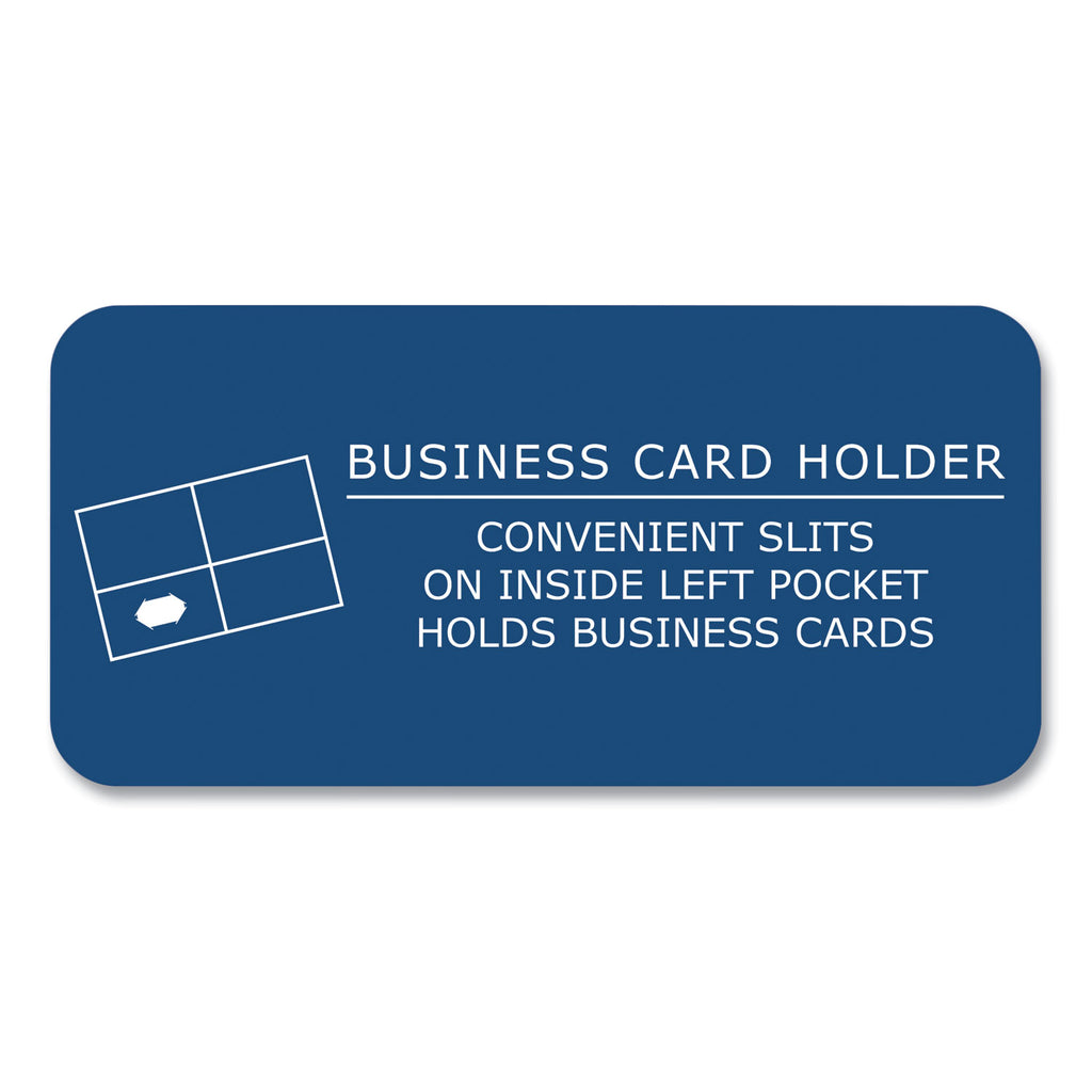 Pocket Folder, 0.5" Capacity, 11 x 8.5, Black, 25/Box, 10 Boxes/Carton, Ships in 4-6 Business Days