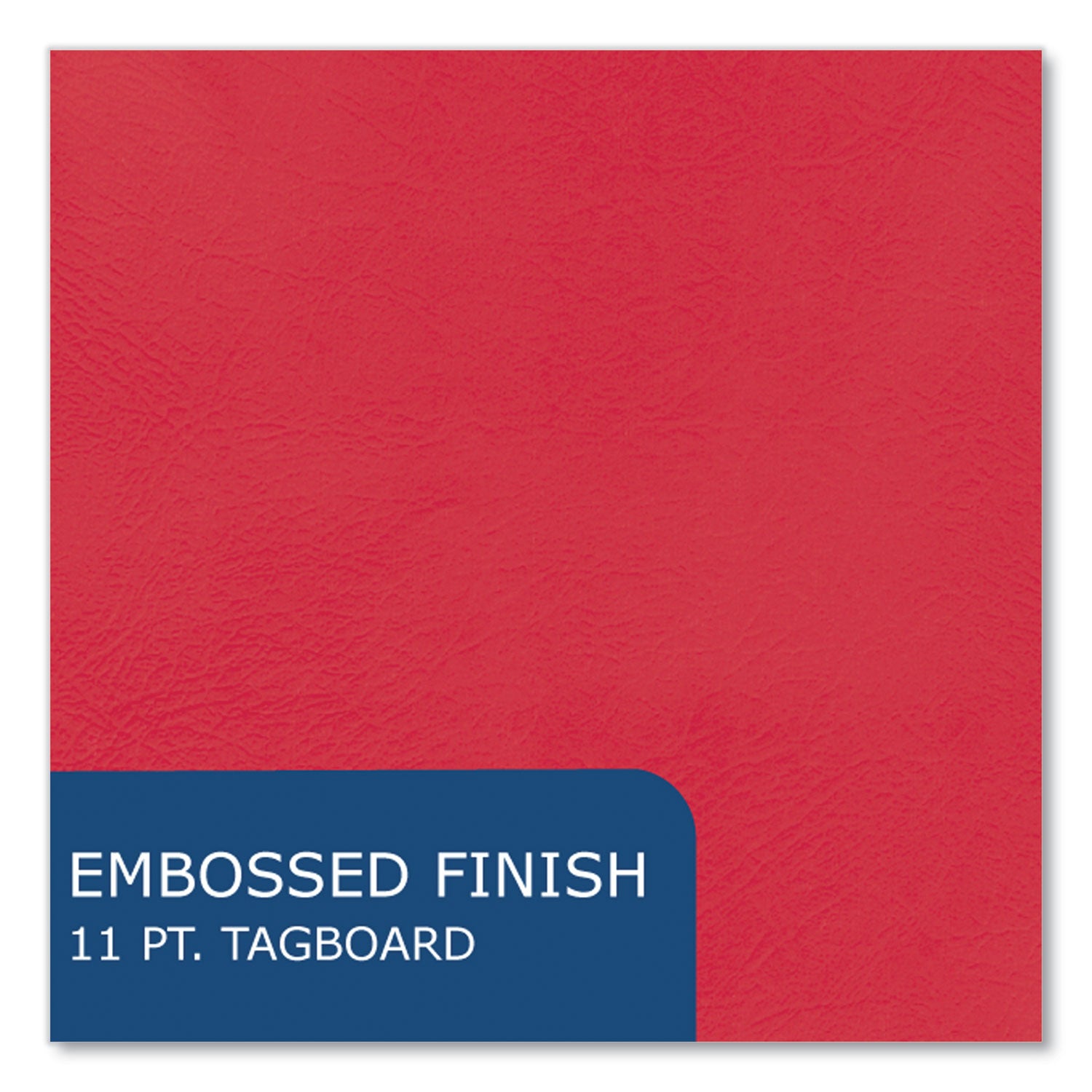 Pocket Folder, 0.5" Capacity, 11 x 8.5, Red, 25/Box, 10 Boxes/Carton, Ships in 4-6 Business Days